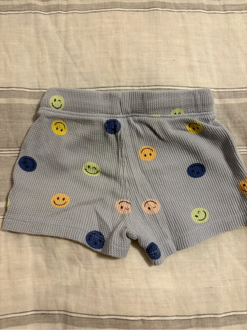Old Navy Light Blue Smiley Pajama Set